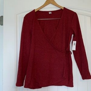 Old Navy Wrap Sweater  top